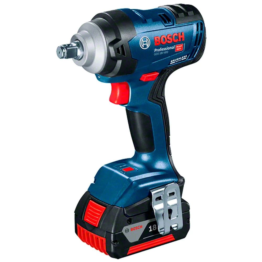 Chave Impacto GDS 18V-400 C/Carregador 2 Bateria Bosch